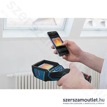 BOSCH GTC 400 C Thermo detektor, hőkamera L-Boxxban (12V) (Akku és töltő nélkül!) (0601083108)