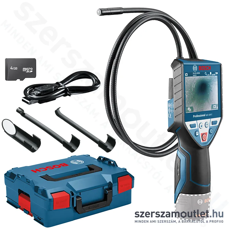 BOSCH GIC 120 C Akkus vizsgálókamera L-Boxxban (12V) (Akku és töltő nélkül!) (0601241208)