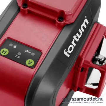 FORTUM Automatikus lézeres vízszintező, ZÖLD (3x360°)
