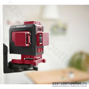 FORTUM Automatikus lézeres vízszintező, ZÖLD (3x360°)