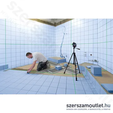 BOSCH GLL 3-80 G Vonallézer ZÖLD, kofferben (3x360°) (0601063Y00)
