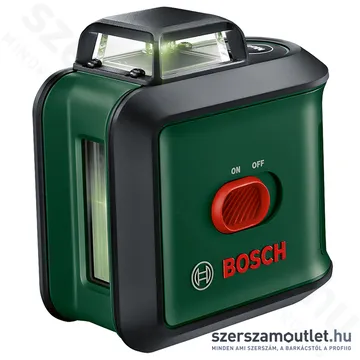 BOSCH UNIVERSAL LEVEL 360 Keresztvonalas lézer ZÖLD + univerzális tartó (360°/24m) (0603663E01)