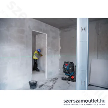 BOSCH GCL 2-50 G Vonal és pontlézer ZÖLD, állvánnyal (2 vonal/2 pont) (0601066M01)