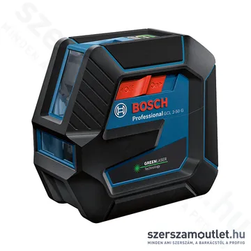 BOSCH GCL 2-50 G Vonal és pontlézer ZÖLD, kofferben (2 vonal /2 pont) (0601066M02)