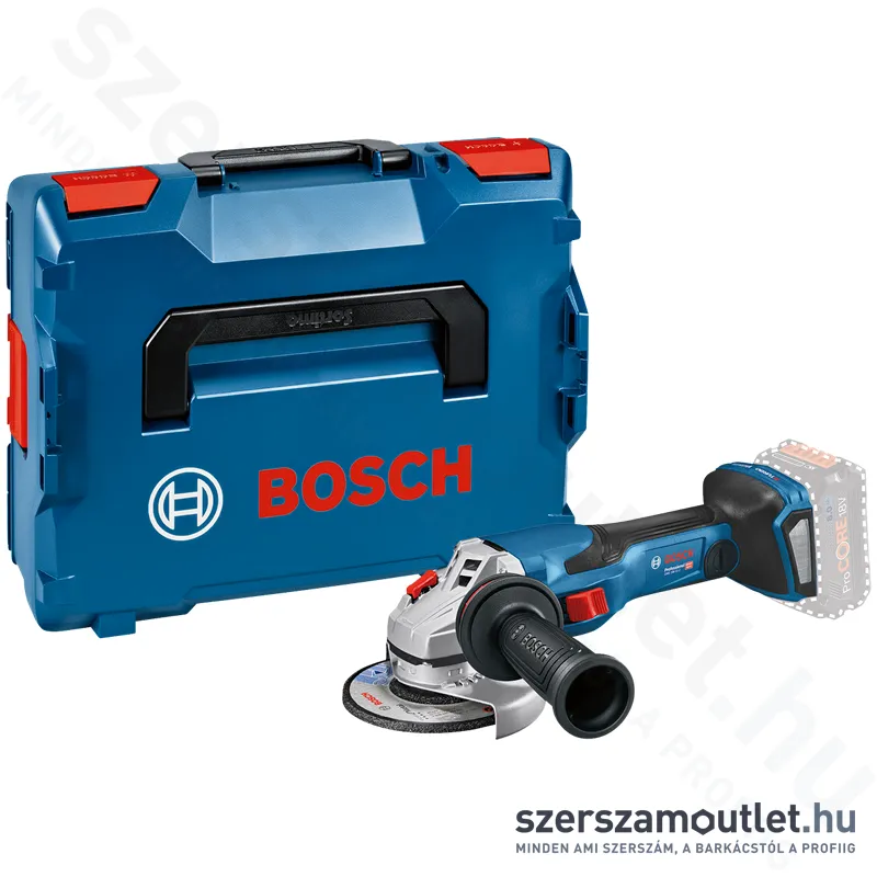 BOSCH GWS 18V-15 C Akkus sarokcsiszoló L-Boxxban (18V/125mm) (Akku és töltő nélkül!) (06019H6000)