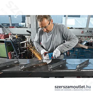 BOSCH GWS 18V-15 C Akkus sarokcsiszoló L-Boxxban (18V/125mm) (Akku és töltő nélkül!) (06019H6000)