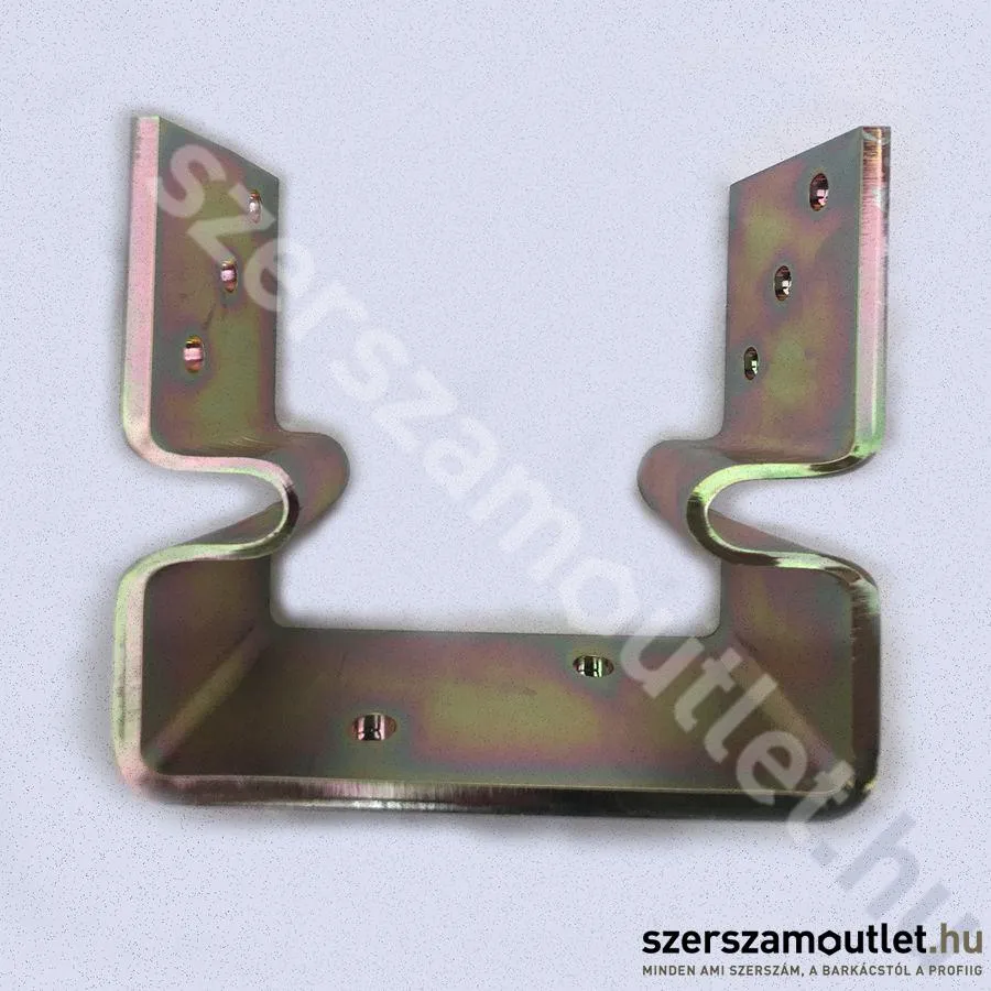 RKE Galvanizált erősített acél oszloptartó 100x80mm (4mm vastag)