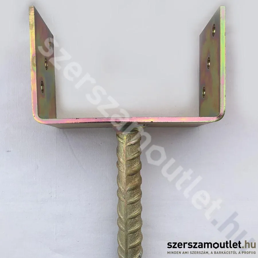 RKB Betonozható galvanizált acél oszloptartó 140x75mm (4mm vastag)