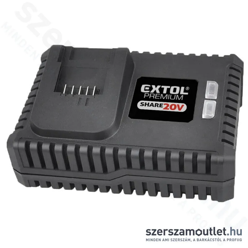 EXTOL Share20V Akkumlátor töltő (20V 4,0A)