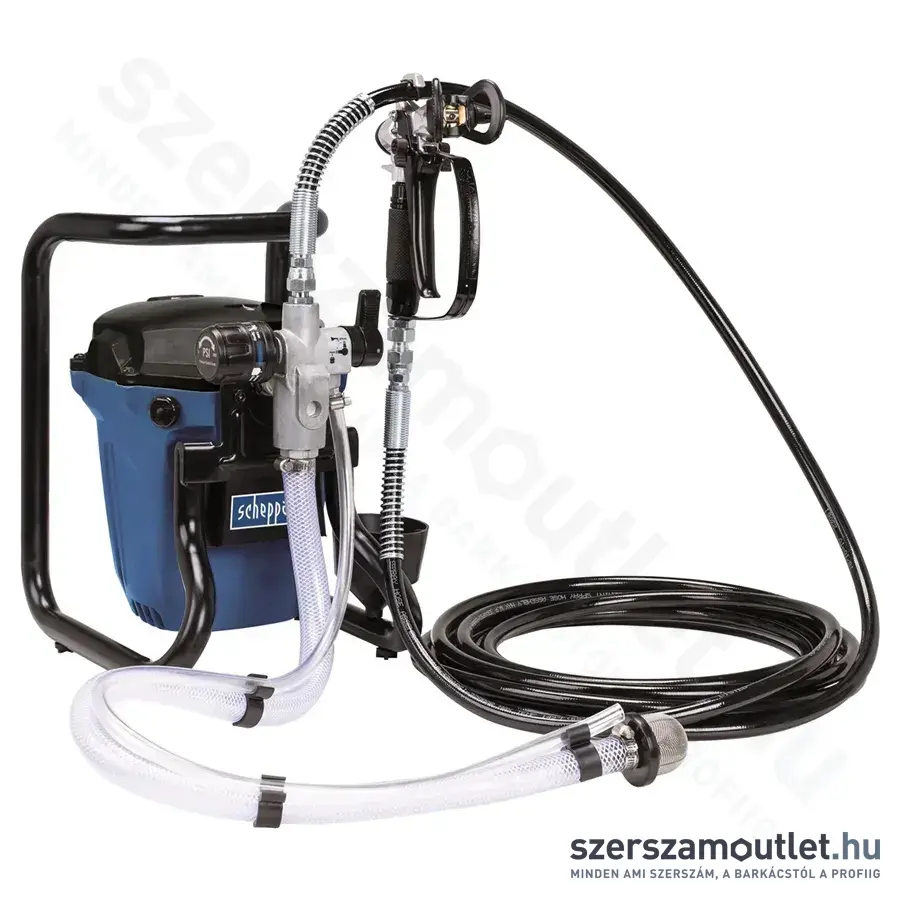 SCHEPPACH ACS 3000 Hidrodinamikus (airless) festékszóró berendezés (750W/207bar)