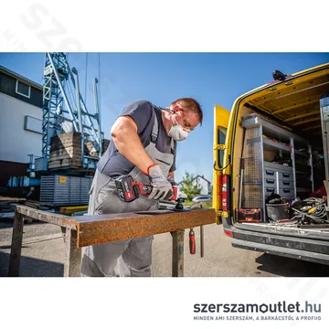FLEX LBE 125 18.0-EC/5.0 Set Akkus sarokcsiszoló fordulatszabályzós, L-BOXX (2x5,0Ah/18V) (499.323)