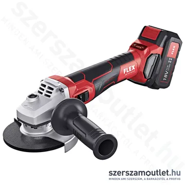 FLEX LBE 125 18.0-EC/5.0 Set Akkus sarokcsiszoló fordulatszabályzós, L-BOXX (2x5,0Ah/18V) (499.323)