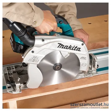 MAKITA DHS900PT2 Akkus szénkefementes körfűrész (18V/235mm) (2x5.0Ah)