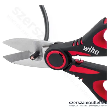 WIHA Electric 4in1 kábelvágó olló érvéghüvely nyomóval (Z71716006SB/No.41923)