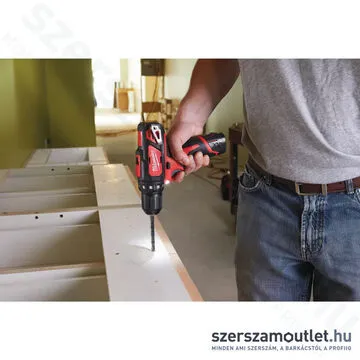 MILWAUKEE M12 BDD-152C Akkus fúró-csavarbehajtó kofferben (2x1,5Ah/12V) (4933451460)