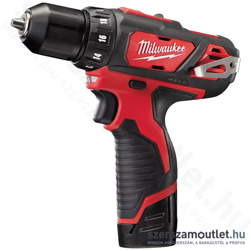 MILWAUKEE M12 BDD-152C Akkus fúró-csavarbehajtó kofferben (2x1,5Ah/12V) (4933451460)