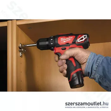 MILWAUKEE M12 BDD-202X Akkus fúró-csavarbehajtó HD kofferben (2x2,0Ah/12V) (4933446040)