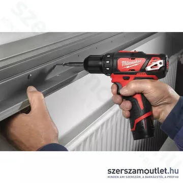 MILWAUKEE M12 BDD-202X Akkus fúró-csavarbehajtó HD kofferben (2x2,0Ah/12V) (4933446040)