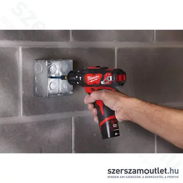MILWAUKEE M12 BPD-0 Akkus ütvefúró-csavarozó (12V) (Akku és töltő nélkül!)