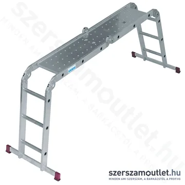 KRAUSE CORDA Dobogó készlet CORDA 4x3 létrafokos csuklós létrához 142x28cm (085023)