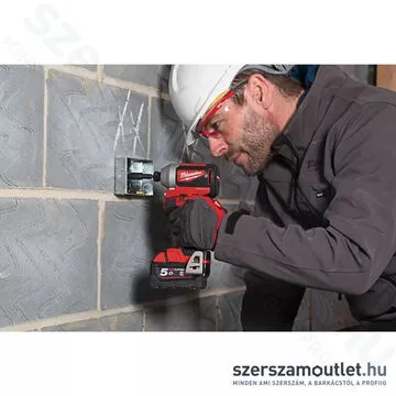 MILWAUKEE M18 BLID2-0X Akkus ütvecsavarozó, HD koffer (18V) (1/4
