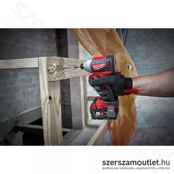 MILWAUKEE M18 BLID2-0X Akkus ütvecsavarozó, HD koffer (18V) (1/4