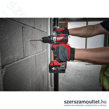 MILWAUKEE M18 BLPD2-402X Akkus ütvefúró-csavarozó HD kofferben (2x4,0Ah/18V) (4933464560)