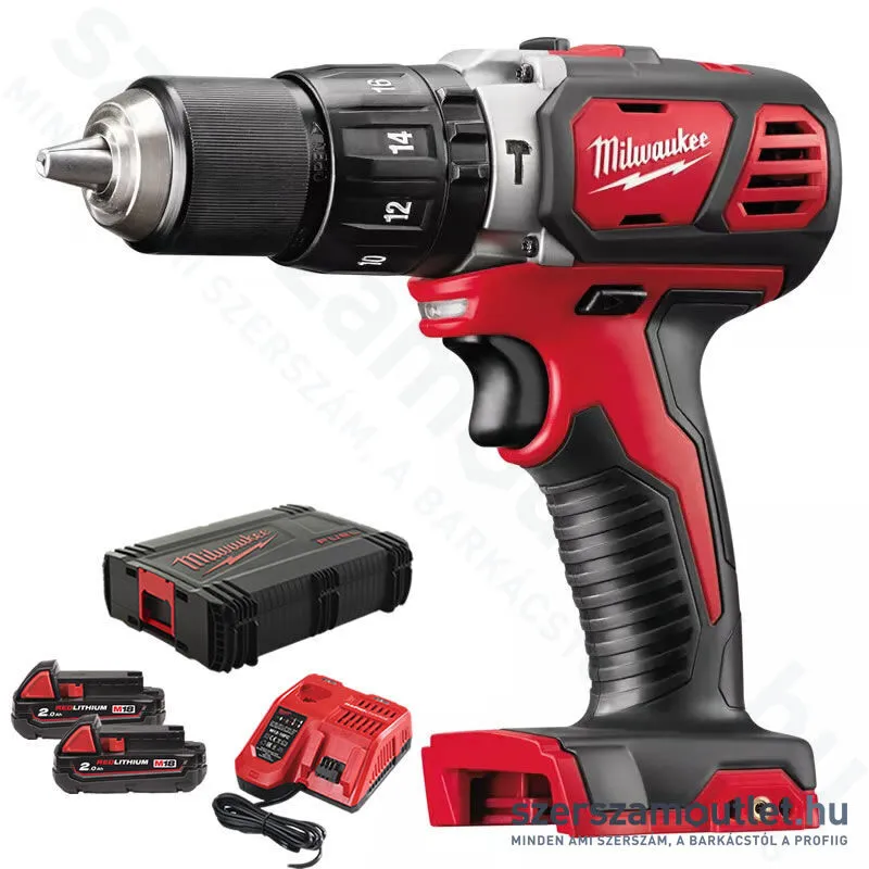 MILWAUKEE M18 BPD-202X Akkus ütvefúró-csavarozó HD kofferben (2x2,0Ah/18V) (4933446189)