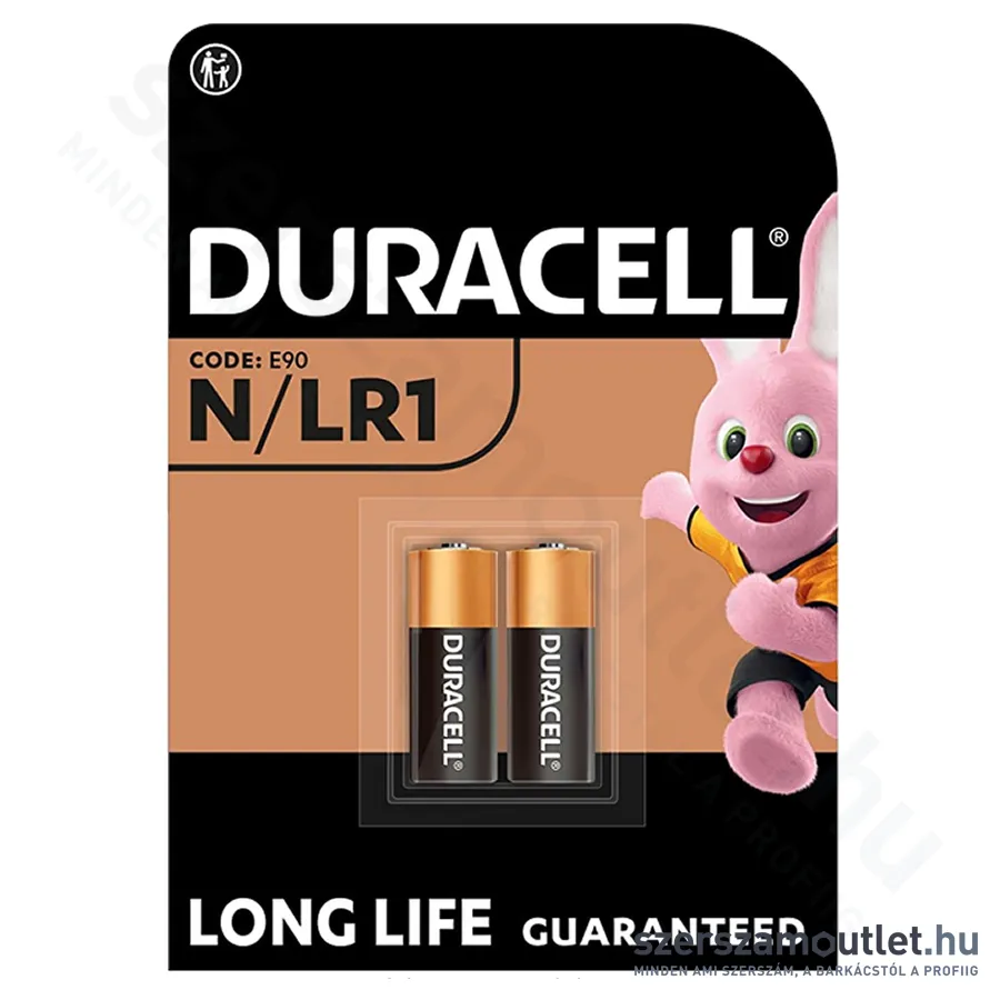 DURACELL Alkáli elem Lady MN9100 N/LR1 B2 (2db/csomag) (DLR1B2)