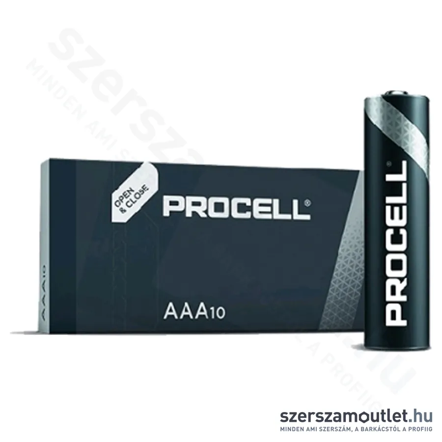 DURACELL Procell/Industrial Alkáli elem AAA 10db (DPROAAA)