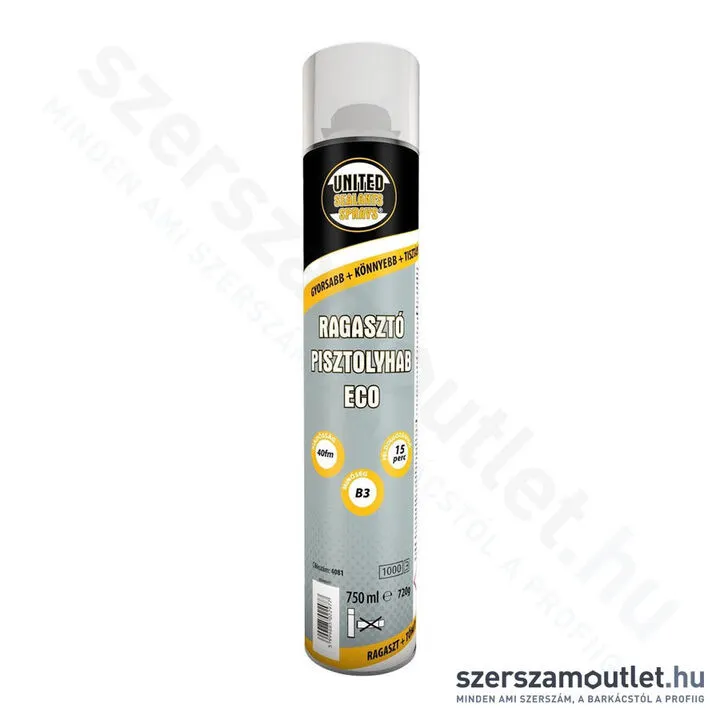 UNITED SEALANTS Ragasztó pisztolyhab ECO B3 750ml (US4081)