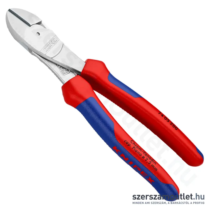 KNIPEX Erő-oldalcsípő fogó 200mm (74 05 200)