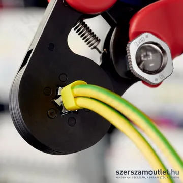 KNIPEX Érvéghüvelyfogó, önbeállító 180mm (97 53 14) (97 53 14 SB)