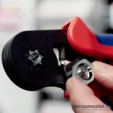 KNIPEX Érvéghüvelyfogó, önbeállító 180mm (97 53 14) (97 53 14 SB)