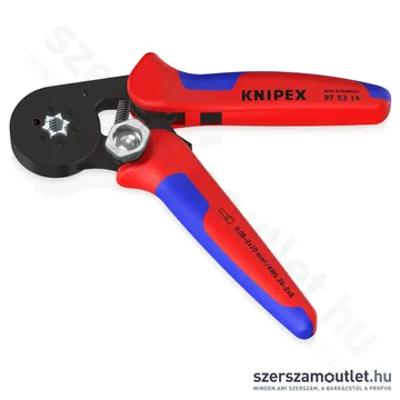 KNIPEX Érvéghüvelyfogó, önbeállító 180mm (97 53 14) (97 53 14 SB)