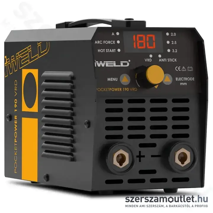 IWELD GORILLA POCKETPOWER 190 VRD Hegesztő inverter (20-180A) (80POCPWR190)