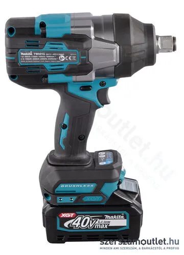 MAKITA TW001GM201 Akkus ütvecsavarozó (1800Nm 3/4)(2x4,0Ah/40V) (BL)