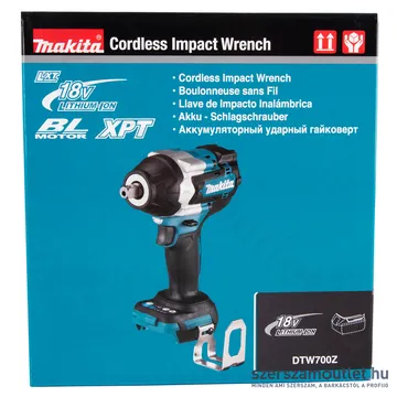 MAKITA DTW700Z Akkus szénkefementes ütvecsavarozó 1/2