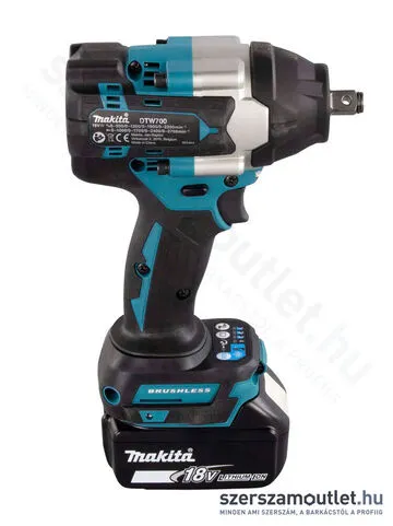 MAKITA DTW700RTJ Akkus szénkefementes ütvecsavarozó 1/2