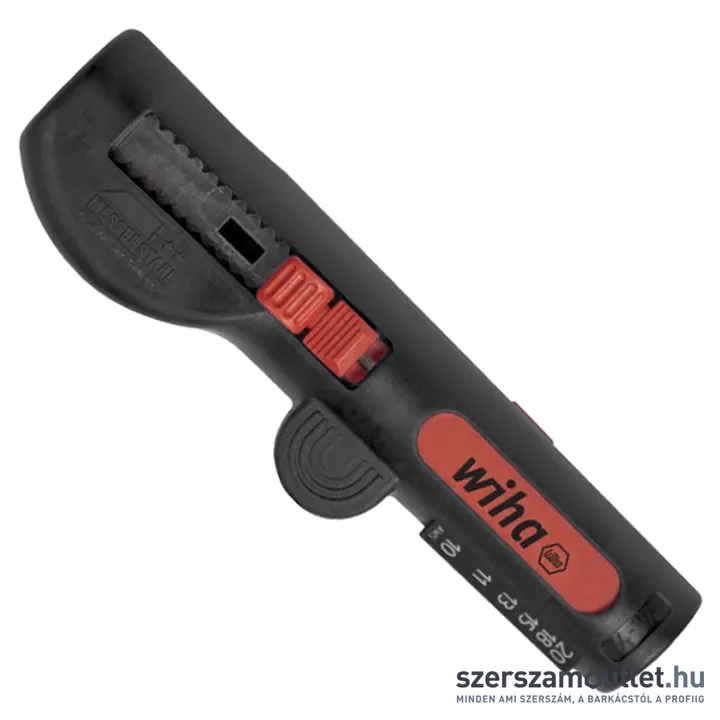 WIHA kábelcsupaszító 4in1 Multi-tool kerek kábelekhez kampós pengével 125mm 24677SB (44242)