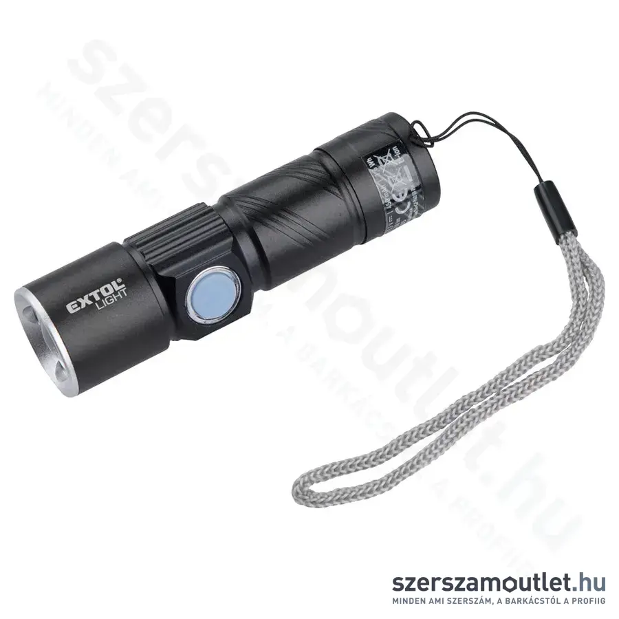 EXTOL LED lámpa, újratölthető Li-ion akkus 150lm