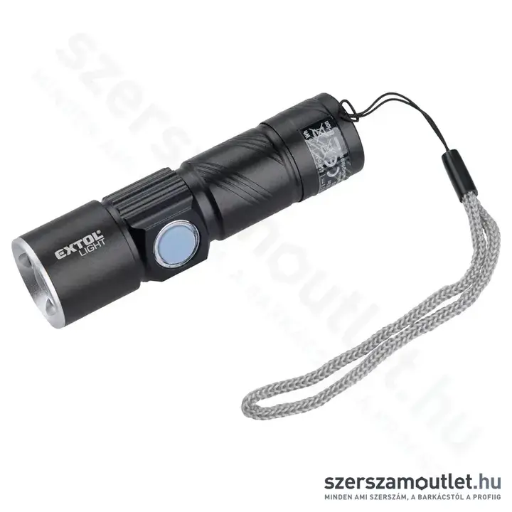 EXTOL LED lámpa, újratölthető Li-ion akkus 150lm