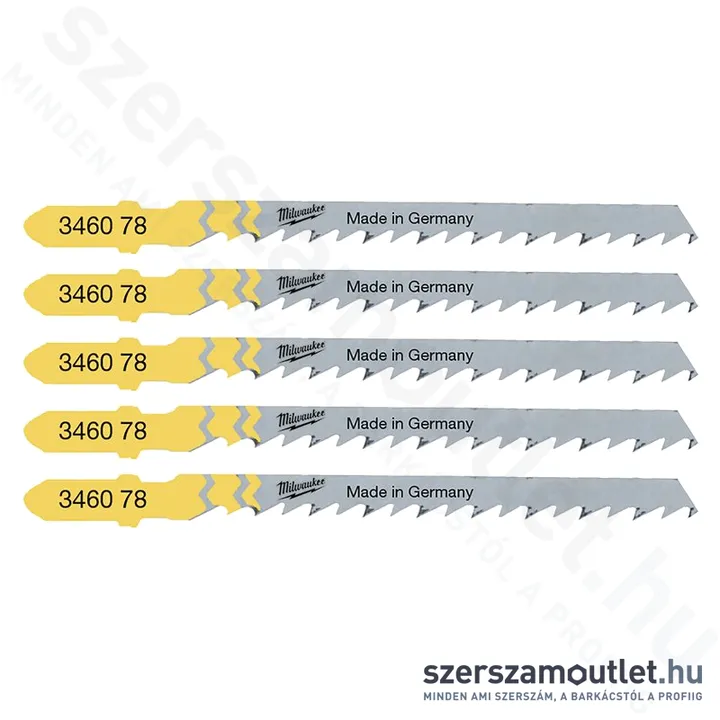 MILWAUKEE T 244 D Ívesen vágó fűrészlap 75x4mm (5db) (4932346078)