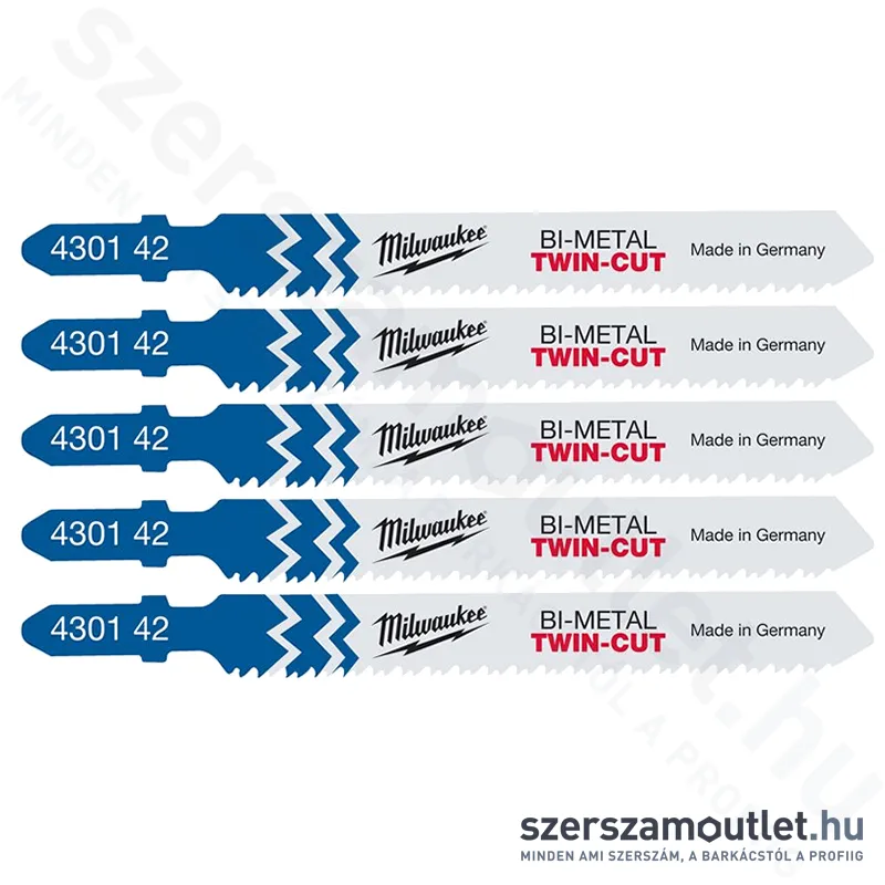 MILWAUKEE T 123 XF Univerzális fűrészlap 91x2,5/1,8mm (5db)