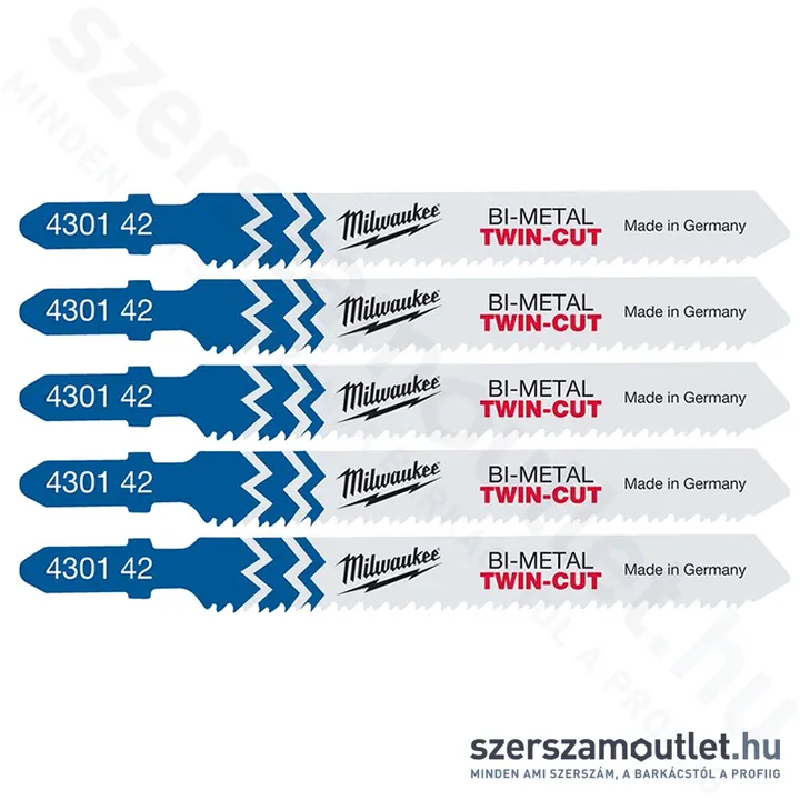 MILWAUKEE T 123 XF Univerzális fűrészlap 91x2,5/1,8mm (5db)