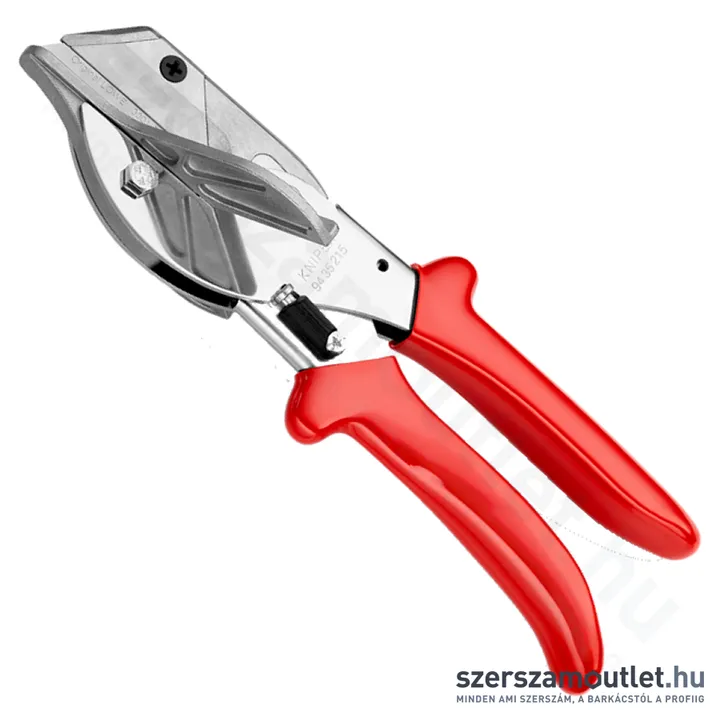 KNIPEX Sarokvágó olló műanyag és gumi profilokhoz 215mm (94 35 215)