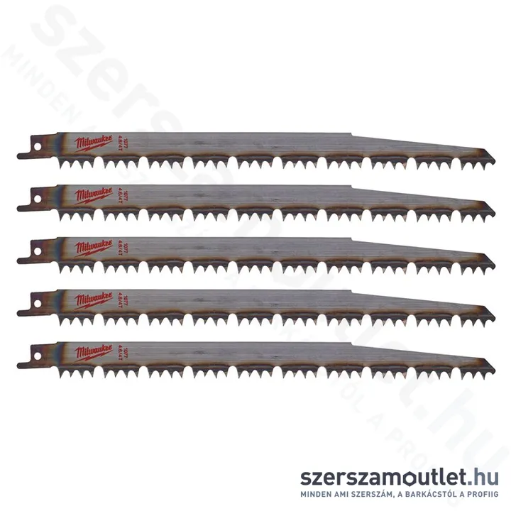 MILWAUKEE S1531L orrfűrészlap (fa és műanyag) 240mm (5db) (4932478111)