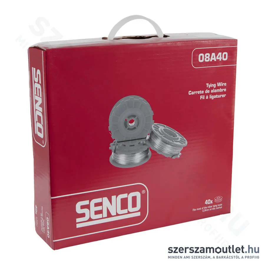 SENCO Betonacél kötöző huzal 0,8mm [40tekercs/csomag] (08A40)
