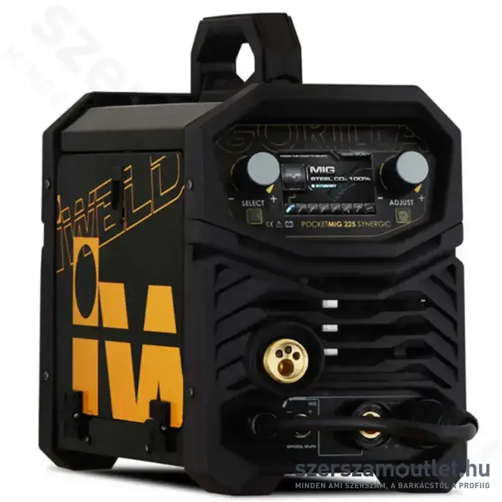 IWELD GORILLA POCKETMIG 225 SYNERGIC Hegesztő inverter (50-180A) (800MIG225SYN)