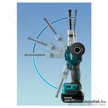 MAKITA DBS180Z Akkus 9x533 keskeny szalagcsiszoló (18V) (Akku és töltő nélkül!)